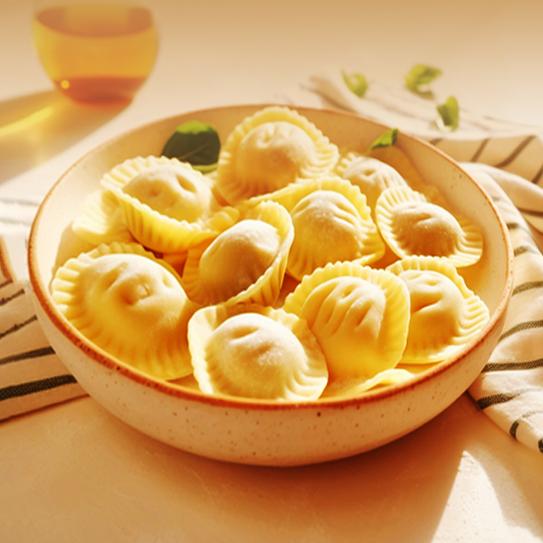 Ravioli Ricotta e Prosciutto Cotto